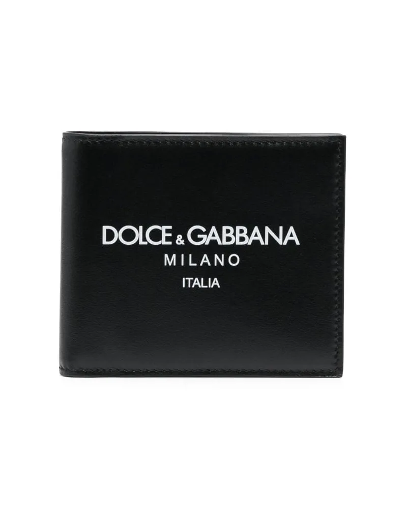 Dolce & Gabbana Portemonnaie mit Logo-Print - Schwarz Schwarz