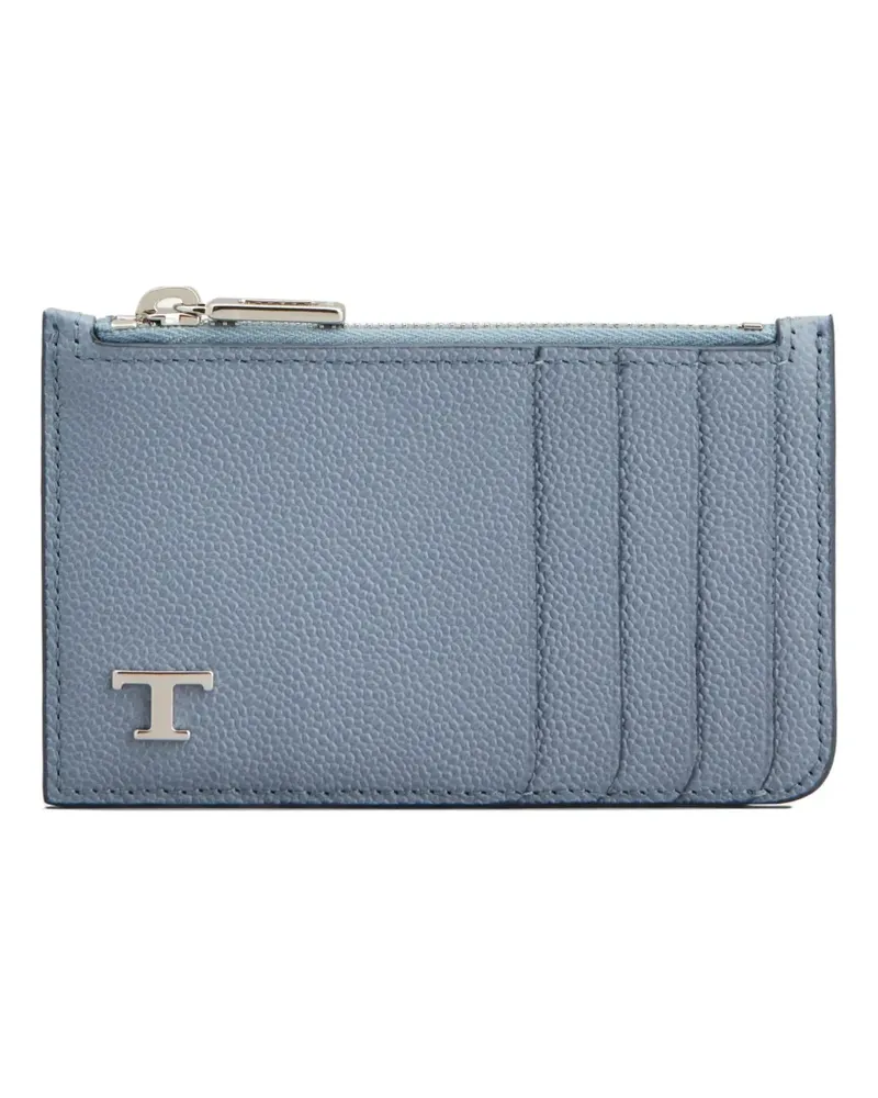 TOD'S Texturiertes Kartenetui - Blau Blau