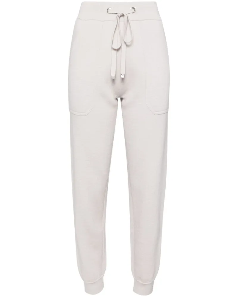 Max Mara Gestrickte Tapered-Hose - Grau Grau