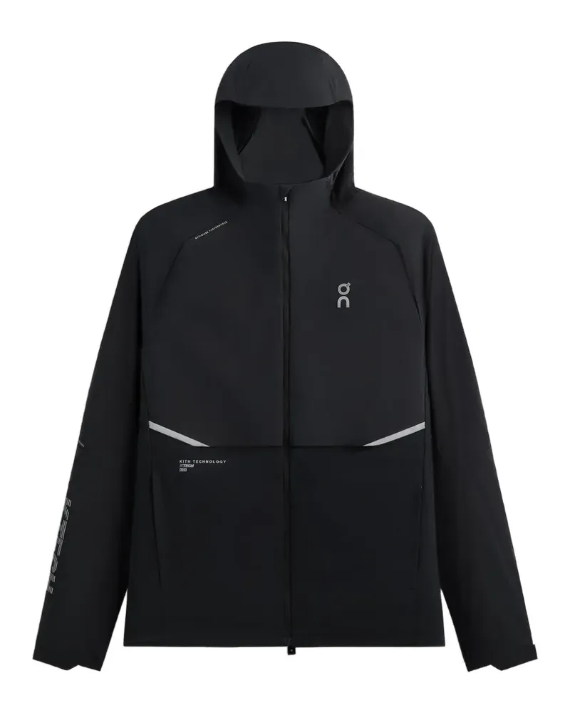 KITH Kapuzenjacke mit Reißverschluss - Schwarz Schwarz