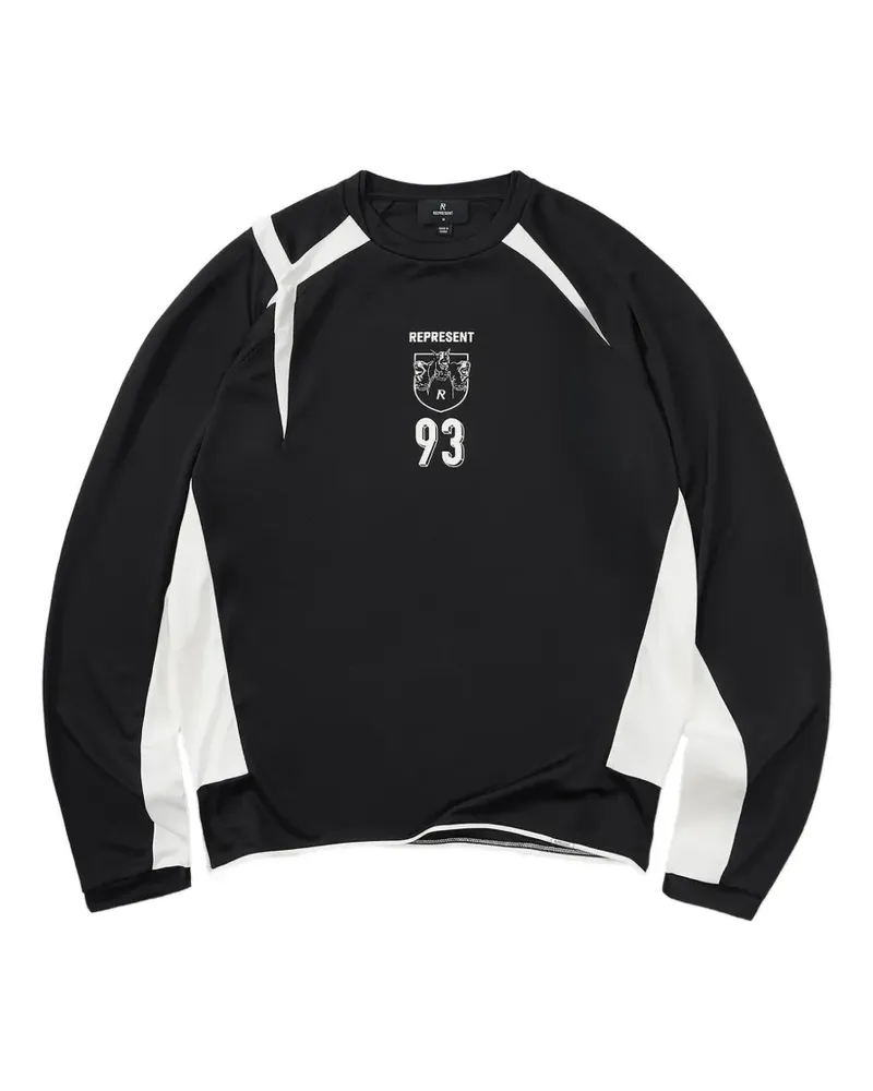 REPRESENT T-Shirt mit Logo-Print - Schwarz Schwarz