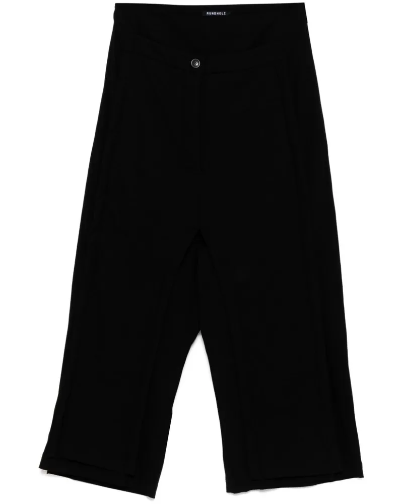 Studiorundholz Tapered-Hose mit Einsätzen - Schwarz Schwarz