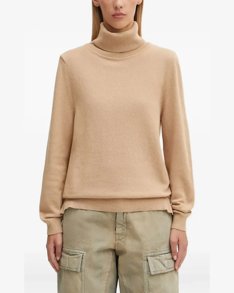 Barbour Karierter Rollkragenpullover - Nude Nude