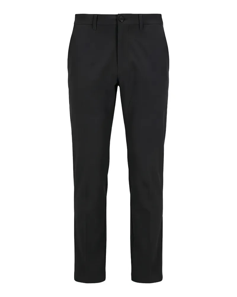HUGO BOSS slim-fit tapered trousers - Schwarz Schwarz