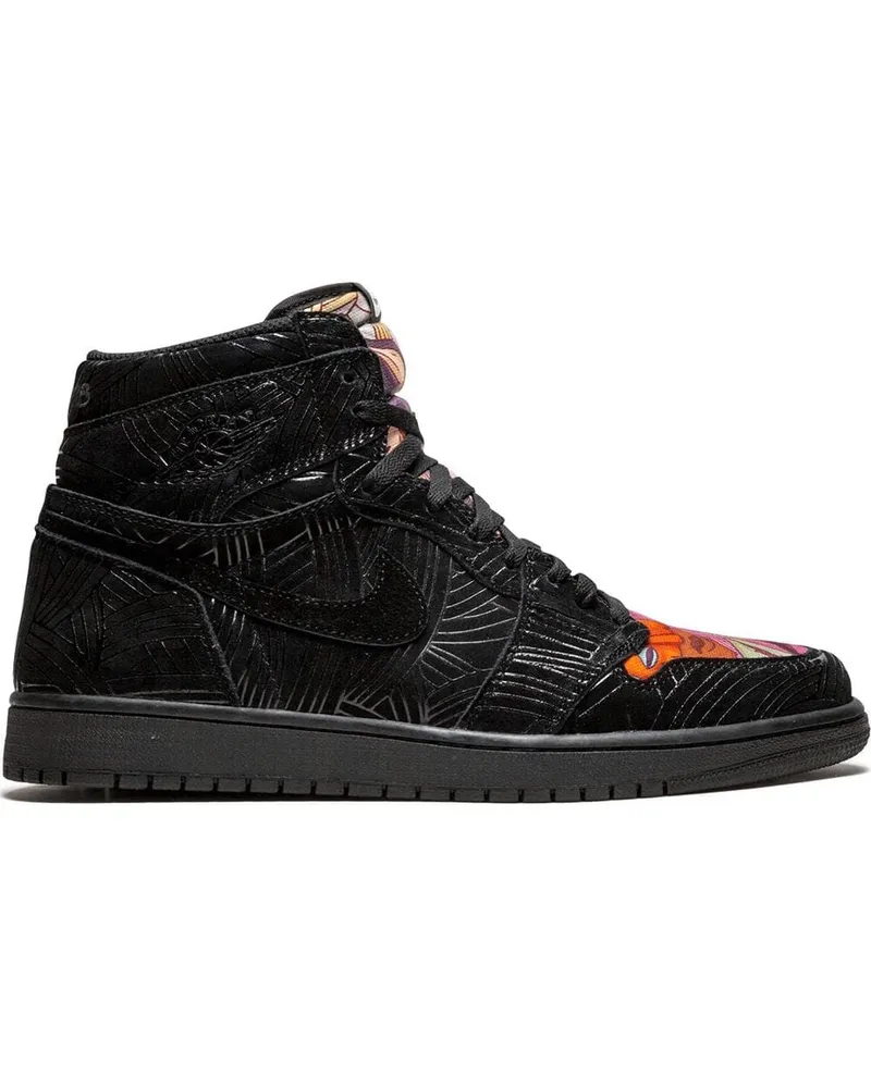 Jordan Air  1 Retro' High-Top-Sneakers - Schwarz Schwarz