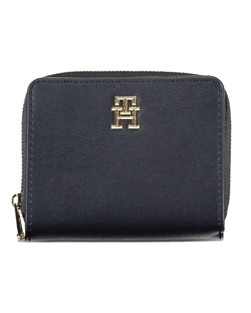 Tommy Hilfiger monogram compact wallet - Blau Blau