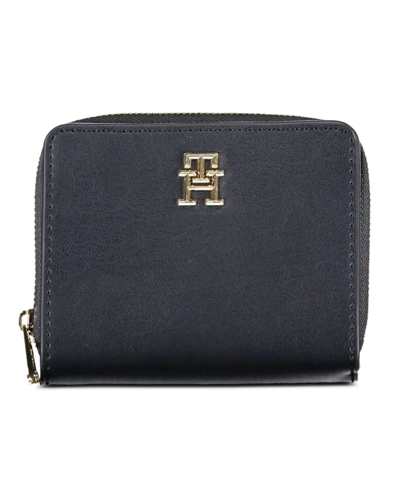 Tommy Hilfiger monogram compact wallet - Blau Blau