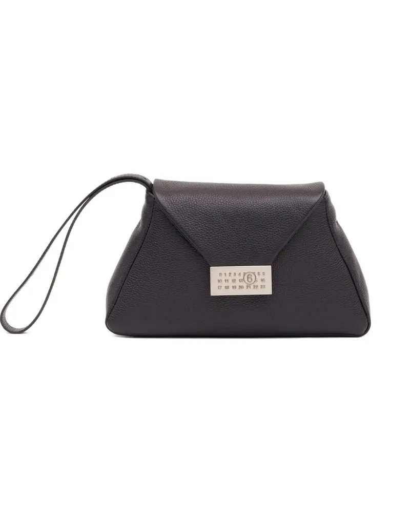 Maison Margiela New Numeric Clutch - Schwarz Schwarz