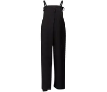 Playsuit mit Logo aus einer Naht - Schwarz