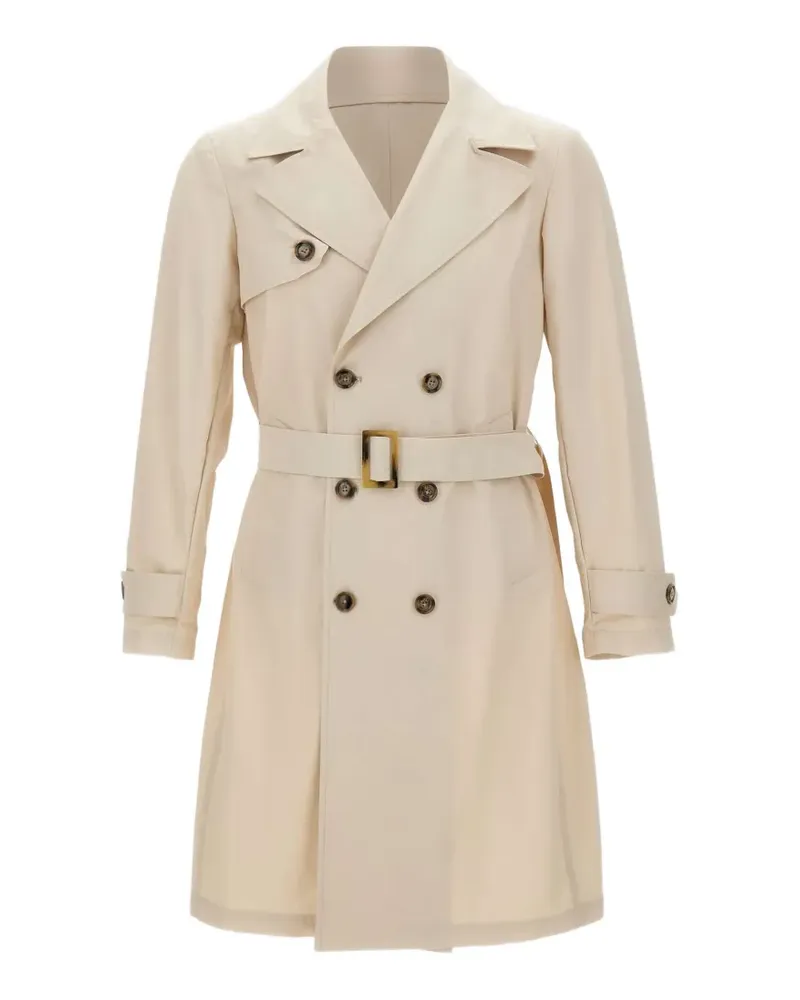 BARBA Oxford trenchcoat - Nude Nude
