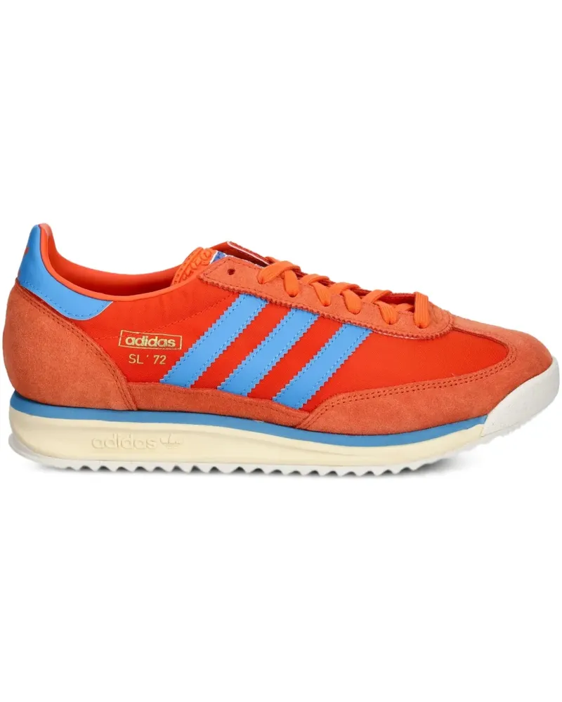 adidas SL 72 RS Wildleder-Sneakers mit 3 Streifen - Orange Orange