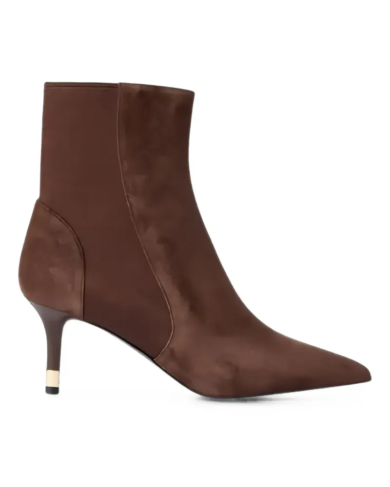 Furla pointed-toe suede ankle boots - Braun Braun