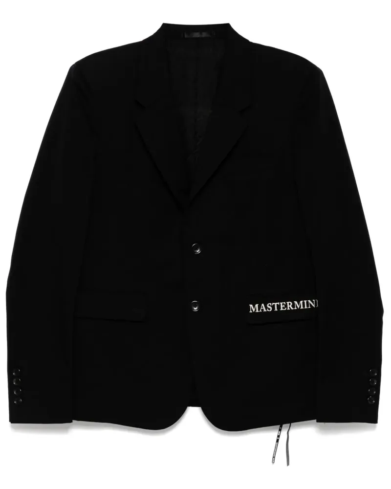 Mastermind World Sakko mit Logo-Stickerei - Schwarz Schwarz