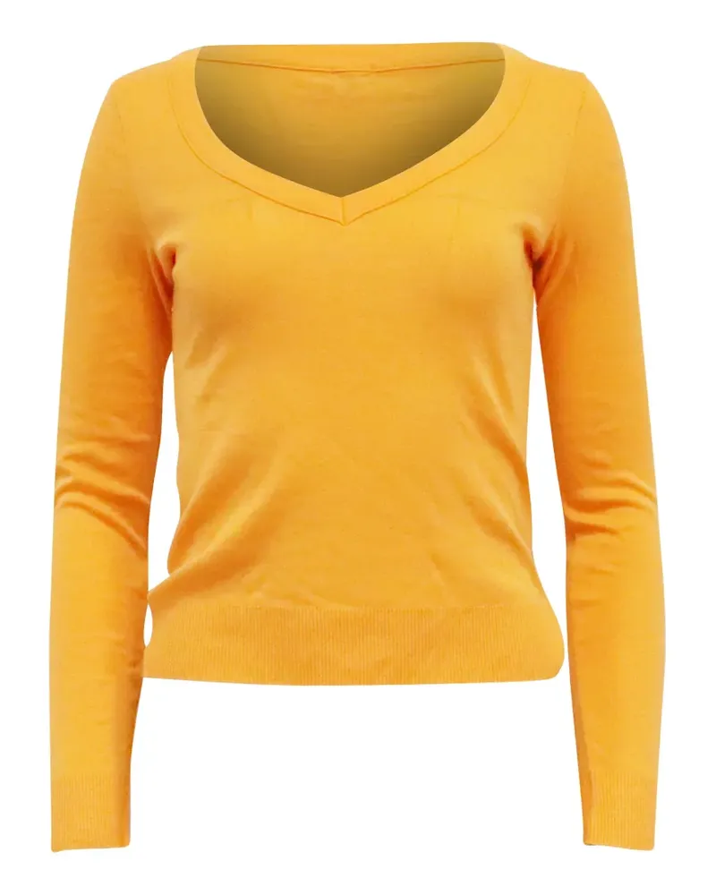 Joseph T-Shirt mit V-Ausschnitt - Orange Orange