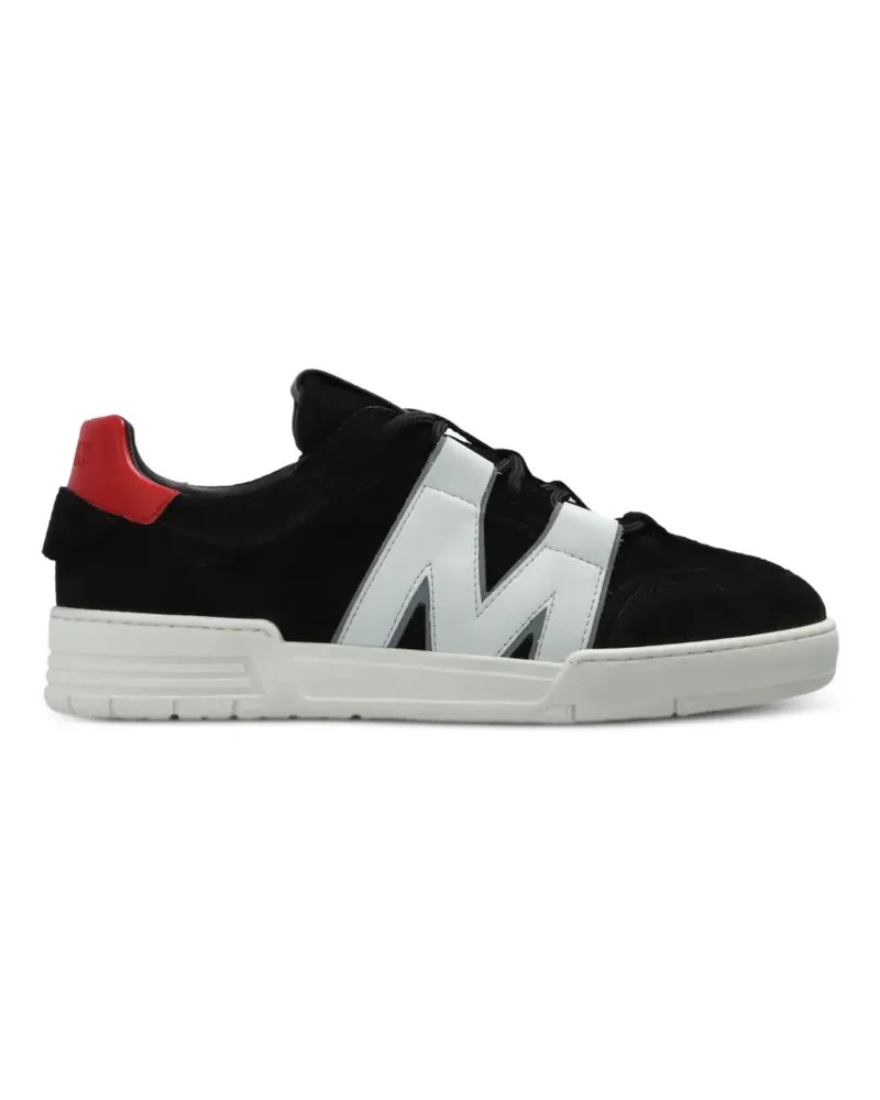 Moschino Sneakers mit Logo-Patch - Schwarz Schwarz