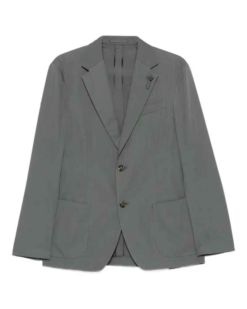 LARDINI notch-lapel single-breasted blazer - Grau Grau