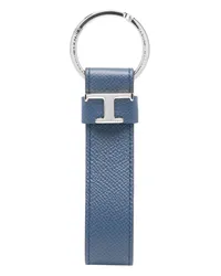 TOD'S Schlüsselanhänger mit Timeless-Logo Blau