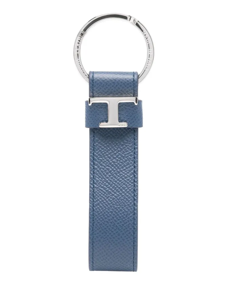 TOD'S Schlüsselanhänger mit Timeless-Logo - Blau Blau
