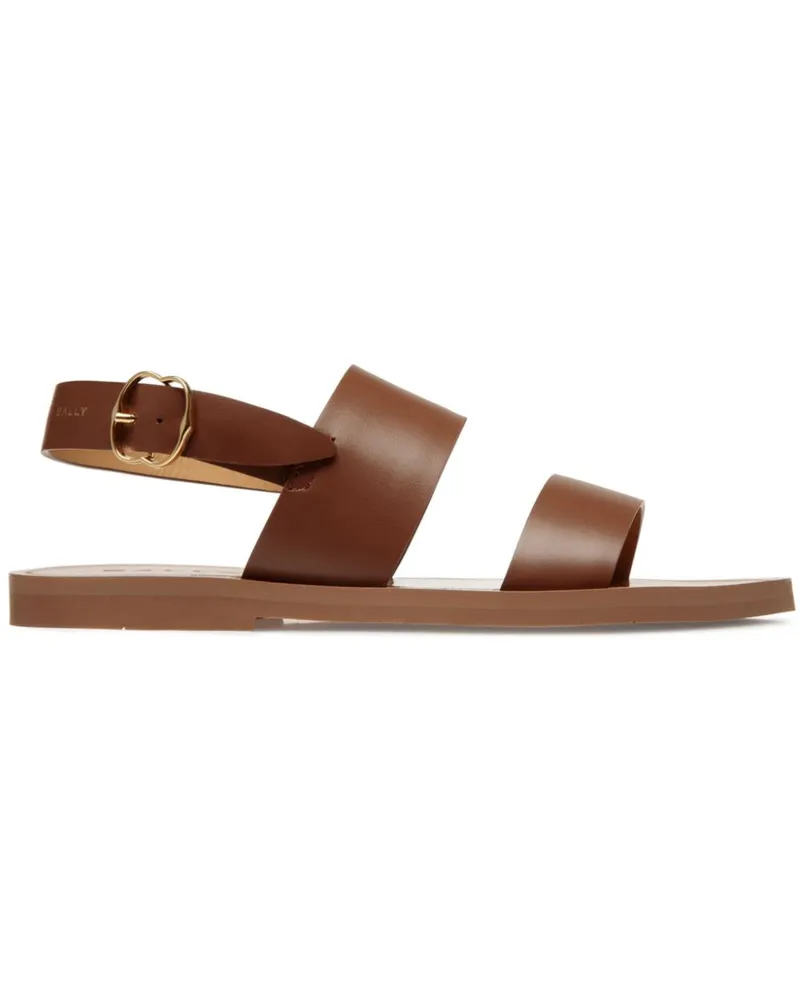 Bally Sandalen mit Logo-Stempel - Braun Braun