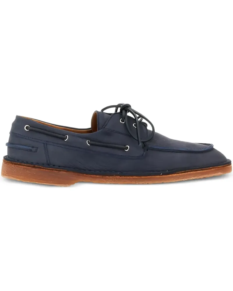 Buttero Segelschuhe mit Schnürung - Blau Blau