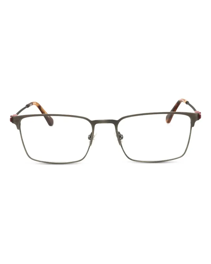 Police Brille mit eckigem Gestell - Grau Grau
