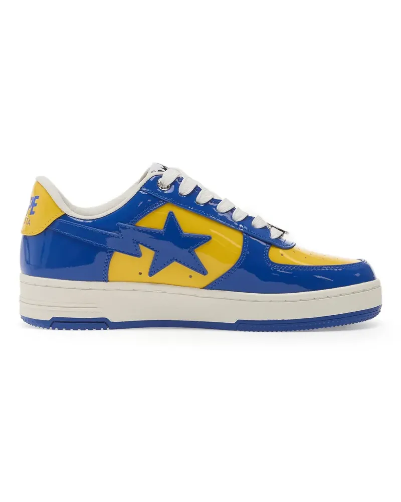 BAPE Bape Sta Sneakers aus Lackleder - Blau Blau