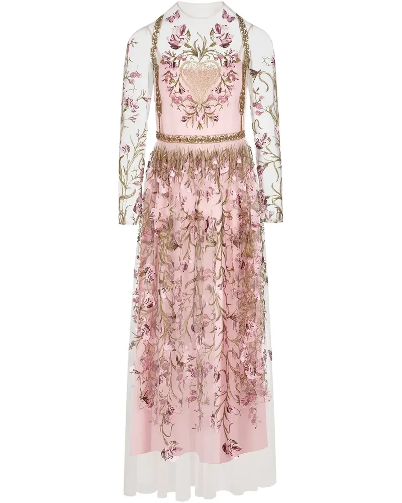 Giambattista Valli Besticktes Kleid - Weiß Weiß