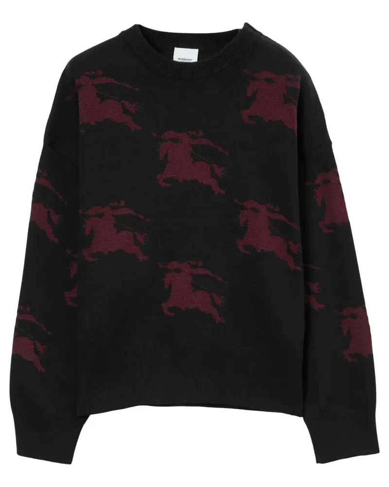 Burberry Hemd mit Jacquardmuster - Schwarz Schwarz