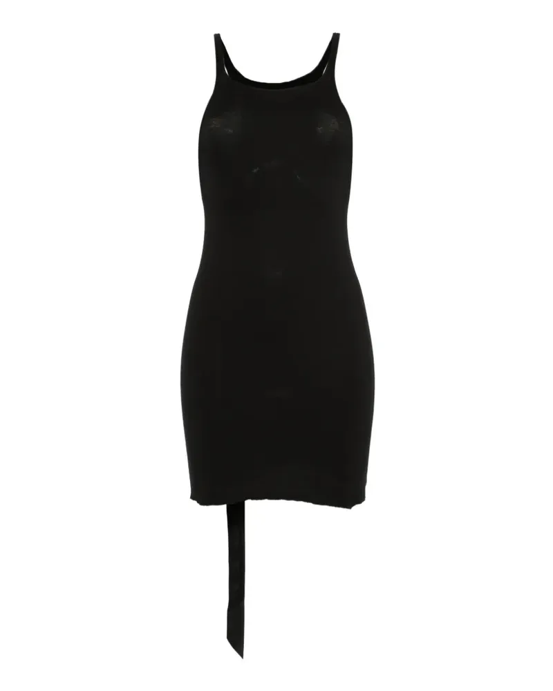 DRKSHDW by Rick Owens Geripptes Stricktop - Schwarz Schwarz