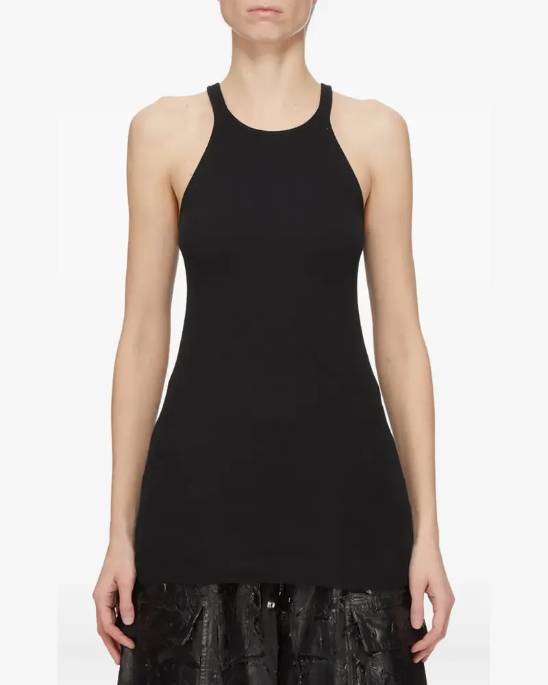 DRKSHDW by Rick Owens Geripptes Stricktop - Schwarz Schwarz