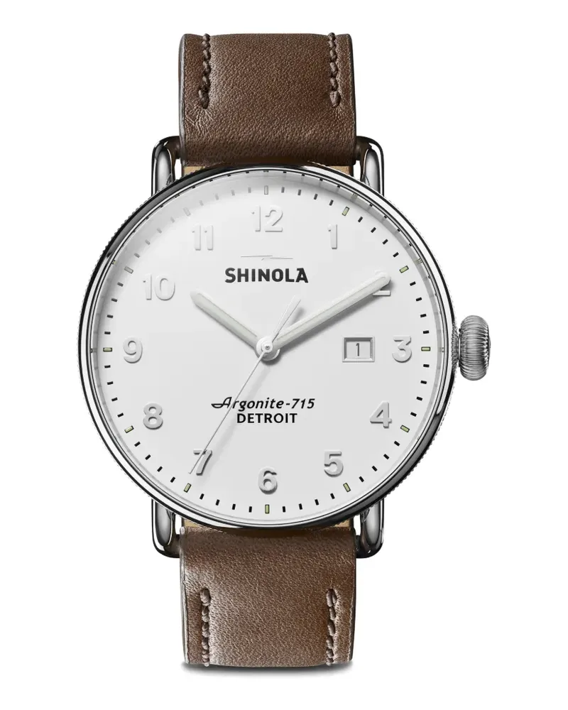 SHINOLA Canfield Armbanduhr 43mm - Weiß Weiß