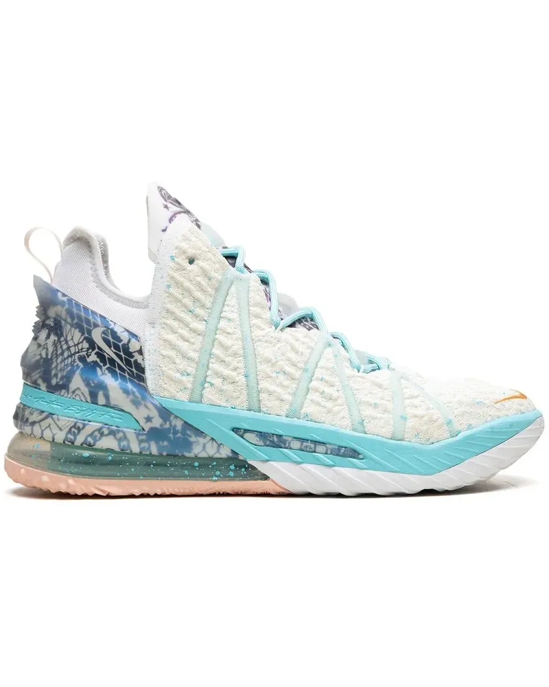 Nike LeBron XVIII Reflections Flip Sneakers - Weiß Weiß