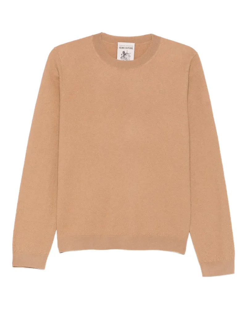 Semicouture Amedee Pullover mit Rundhalsausschnitt - Nude Nude