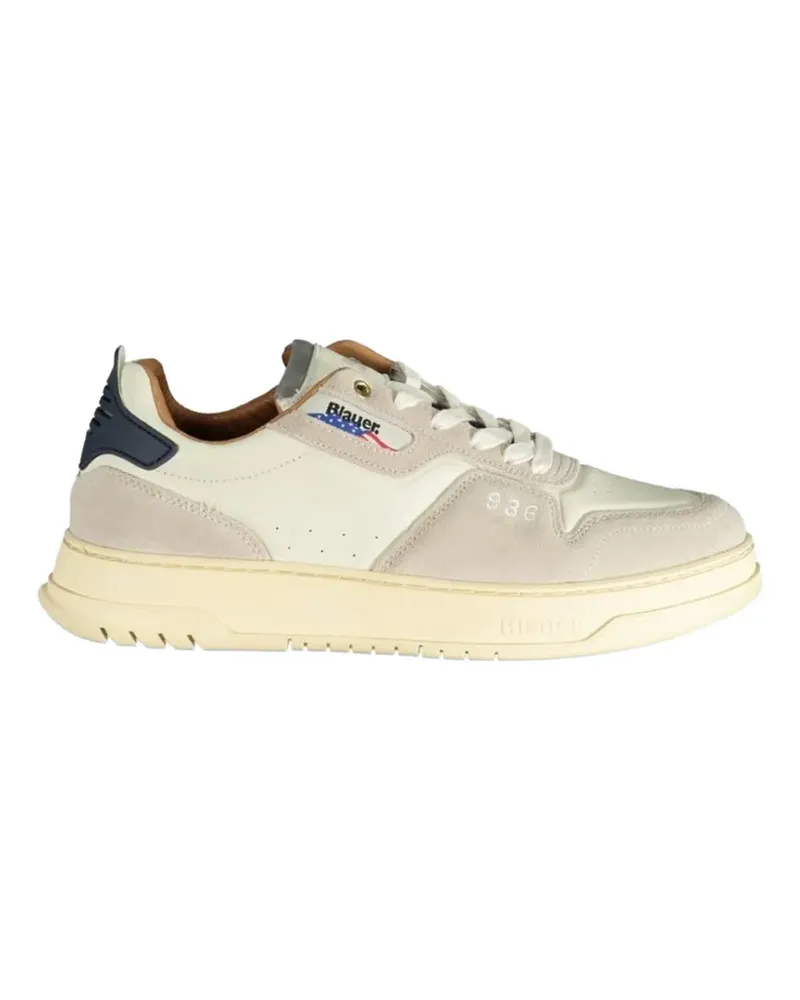Blauer 936 panelled sneakers - Nude Nude