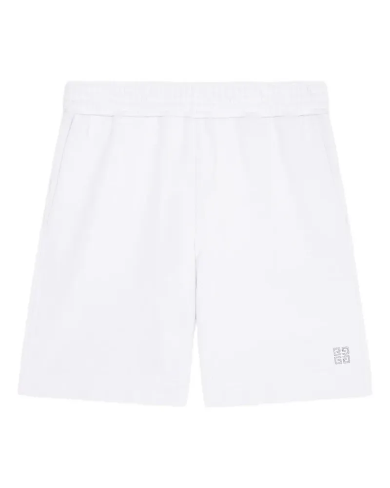 Givenchy Shorts mit 4G-Stickerei - Weiß Weiß