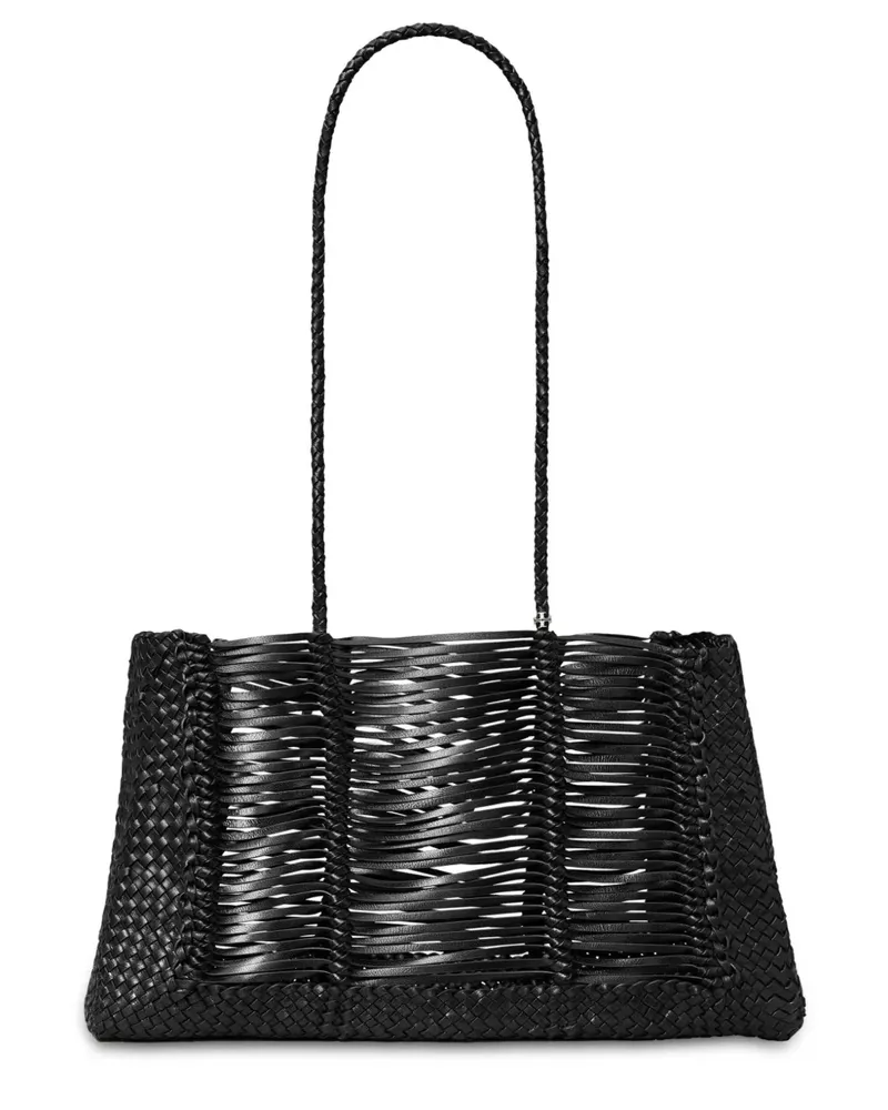 Tory Burch Handgewebte Tote Bag - Schwarz Schwarz