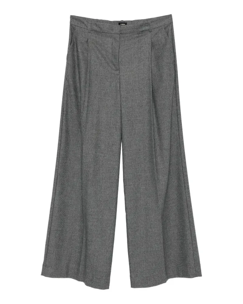 Pinko check-pattern trousers - Grau Grau