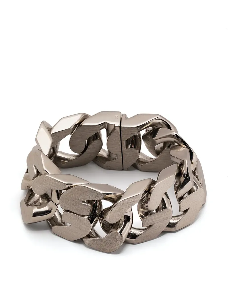Givenchy Klobiges Panzerkettenarmband - Silber Silber