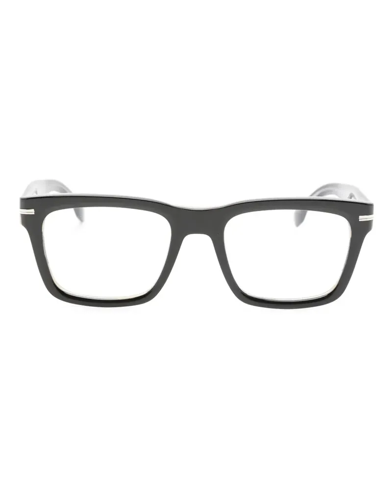 HUGO BOSS Brille mit eckigem Gestell - Schwarz Schwarz
