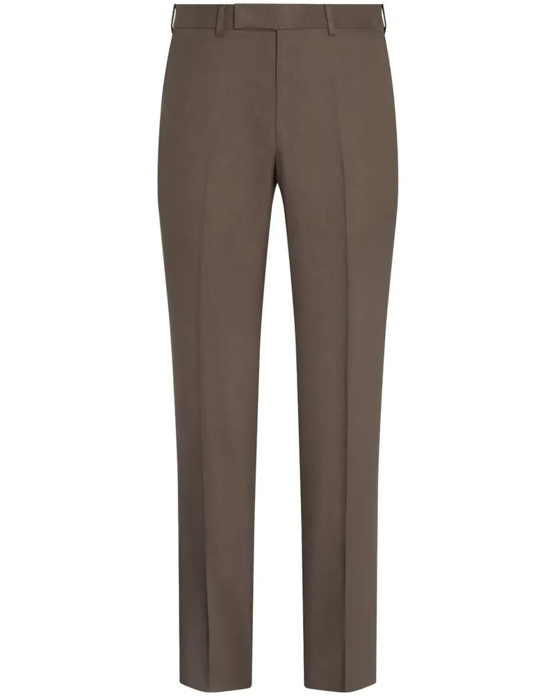 Ermenegildo Zegna Oasi Lino Hose - Braun Braun
