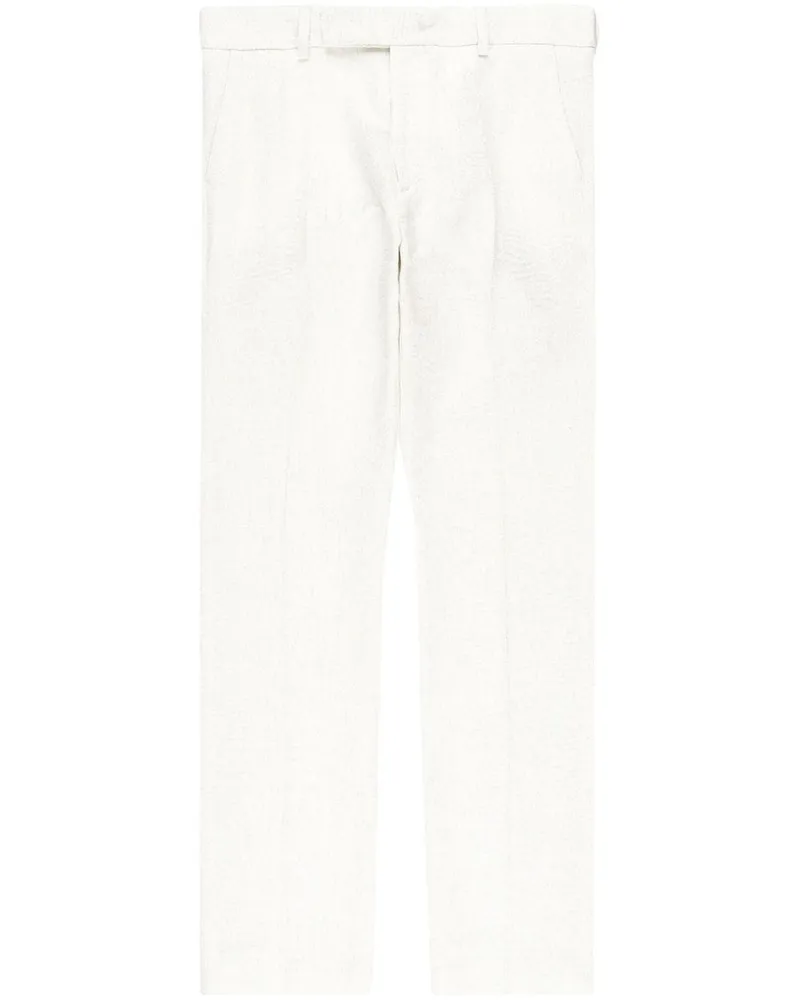 Jacquemus Le Pantalon Feijoa Hose - Weiß Weiß