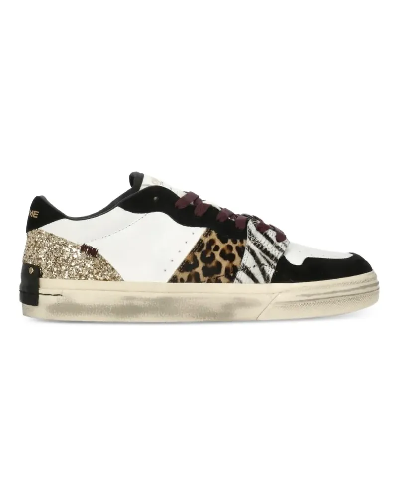 Crime Playoff Sneakers mit Animal-Print - Weiß Weiß