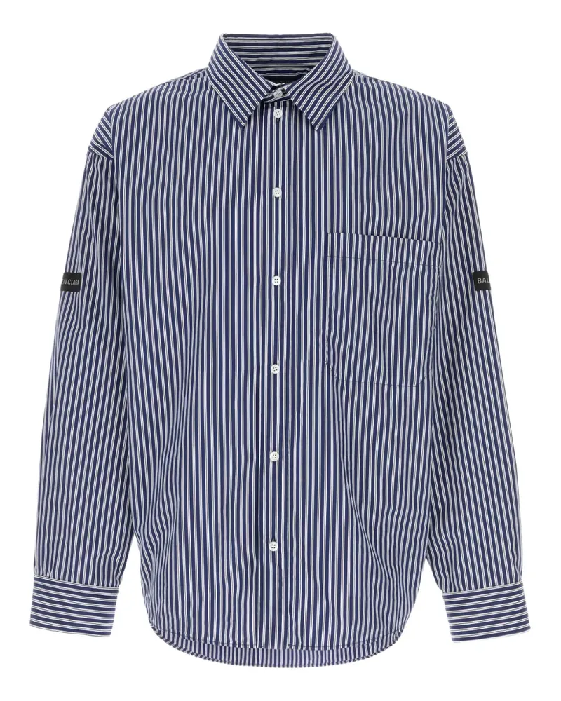 Balenciaga striped shirt - Blau Blau