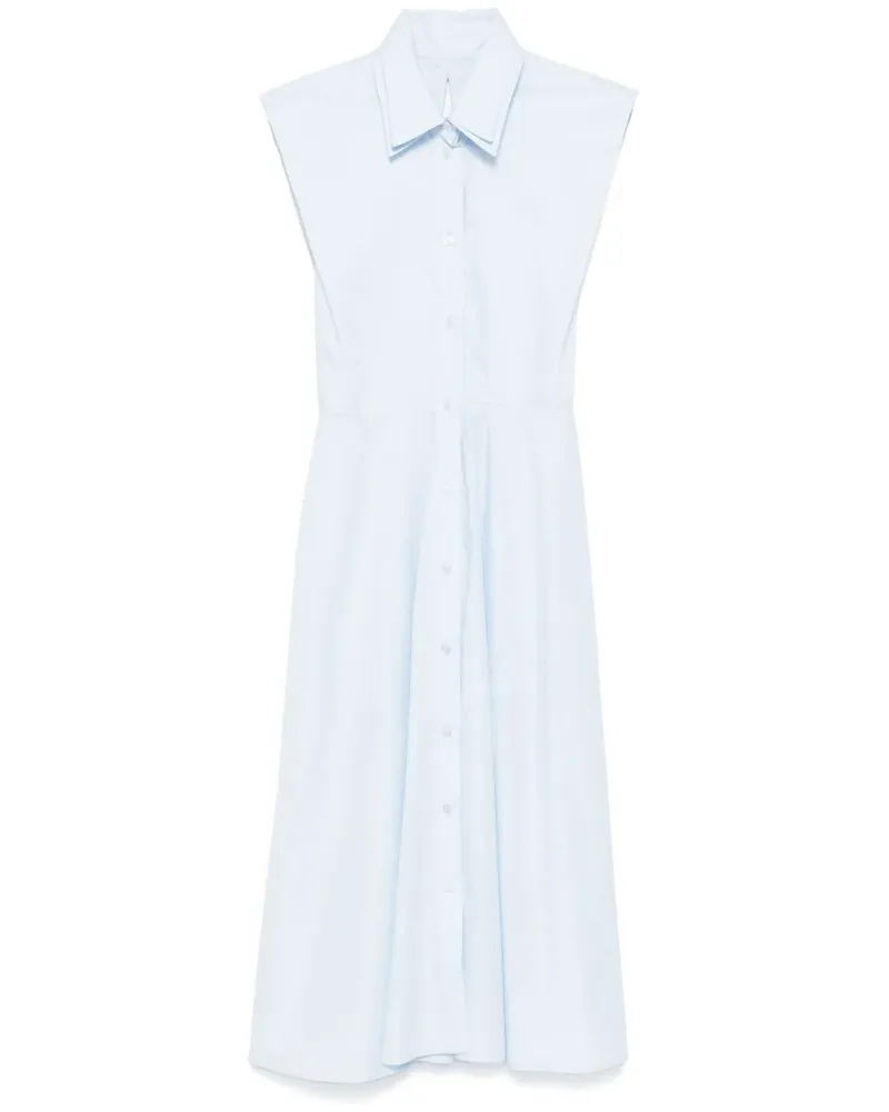Viktor & Rolf Midi-Hemdkleid im Layering-Look - Blau Blau
