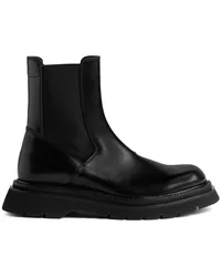 Dsquared2 Chelsea-Boots aus Lackleder Schwarz