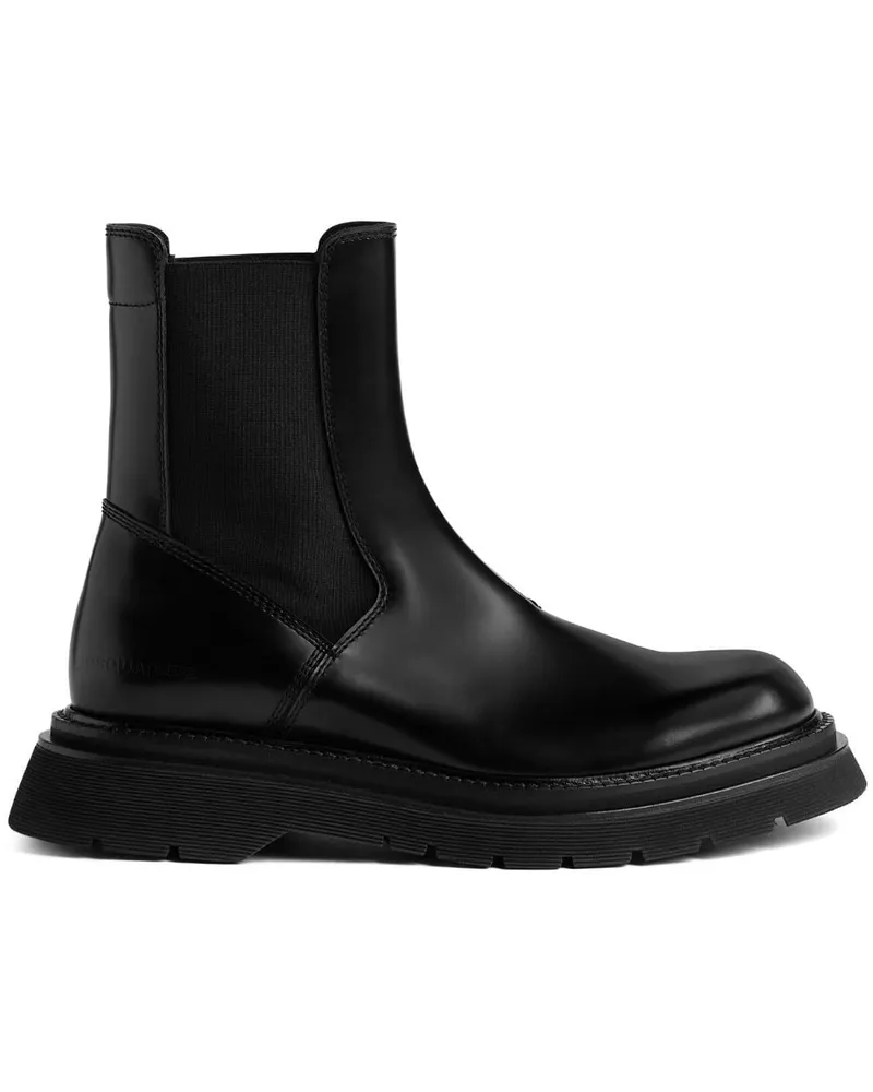 Dsquared2 Chelsea-Boots aus Lackleder - Schwarz Schwarz