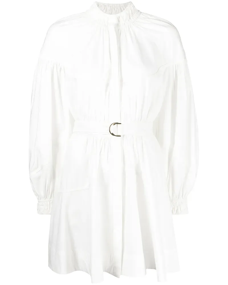 Acler Kleid mit Gürtel - Weiß Weiß