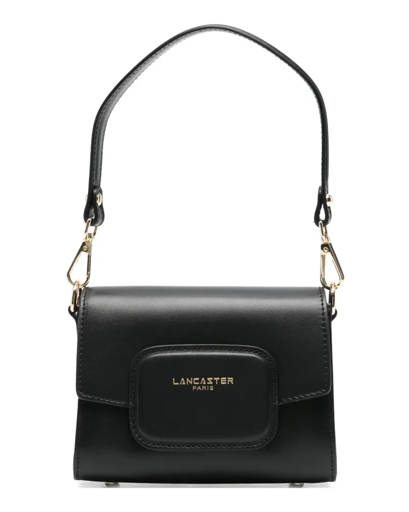 Lancaster mini logo-print foldover tote bag - Schwarz Schwarz