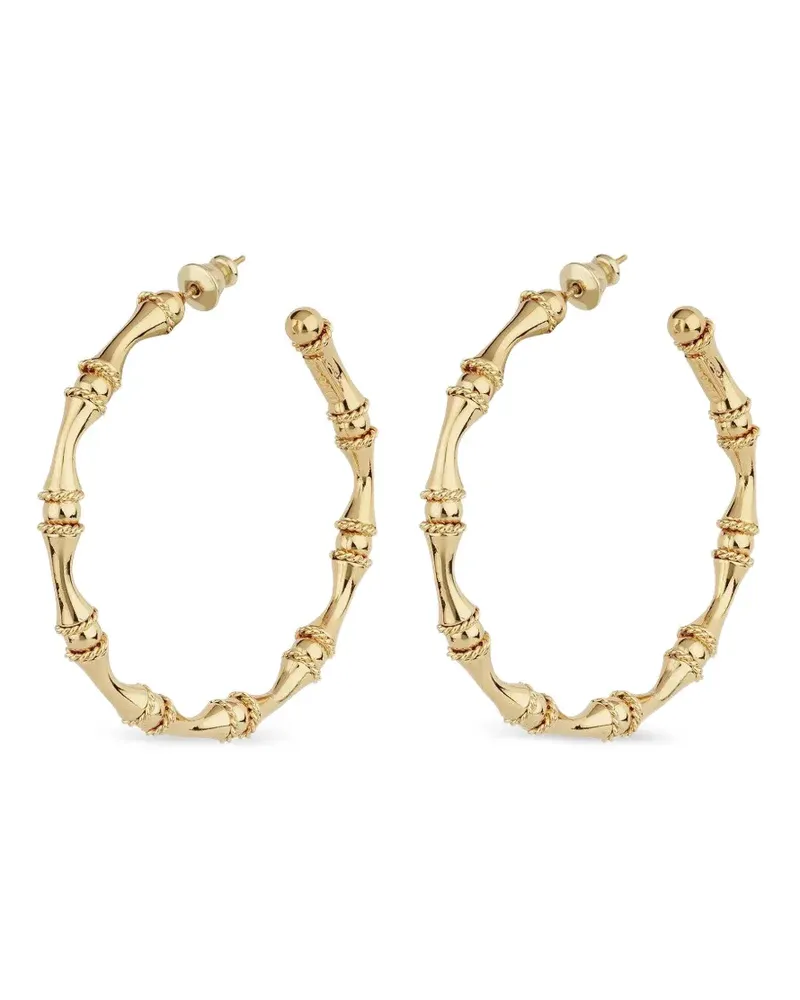 Gas Bijoux Klassische Creolen - Gold Gold