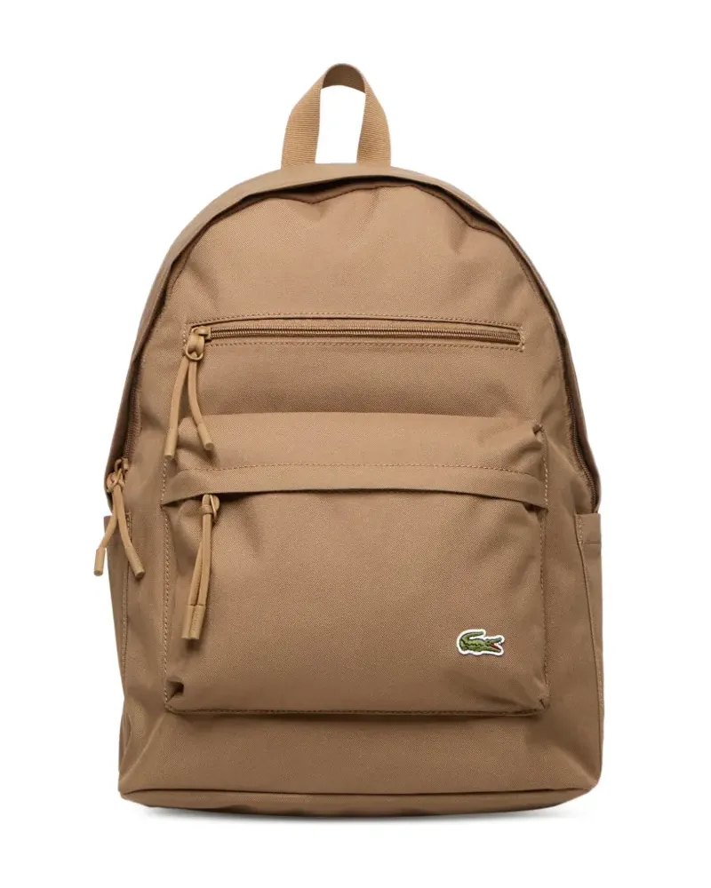 Lacoste Neocroc Rucksack mit Logo-Patch - Nude Nude
